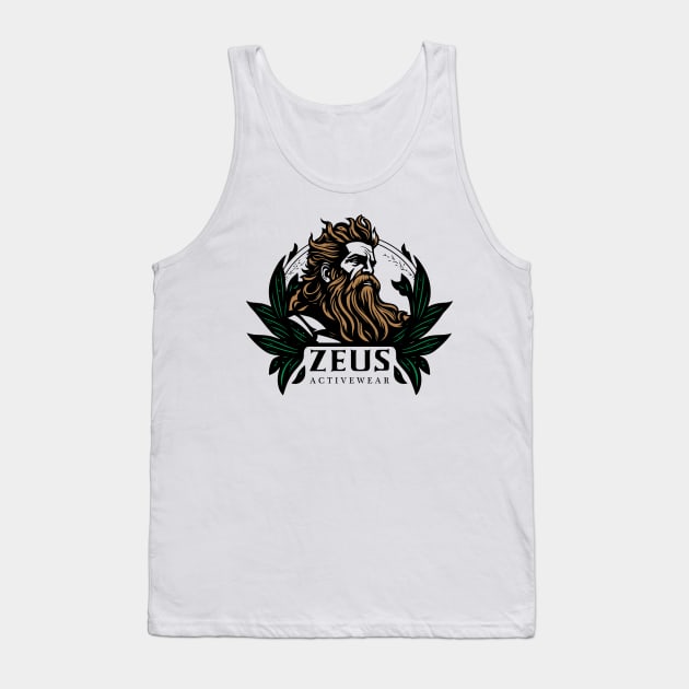 Zeus Activewear Tank Top by WMKDesign